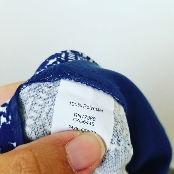 J.Crew Tile Medallion Print Pants. Blue. 12#021 - Picture 8 of 9